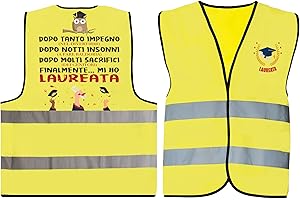 KEÏNELS Gilet Laureata Divertente – Idea Regalo Laurea Donna Originale – Regali Travestimento Gadget Scherzi per la Laurea Ragazza Originali