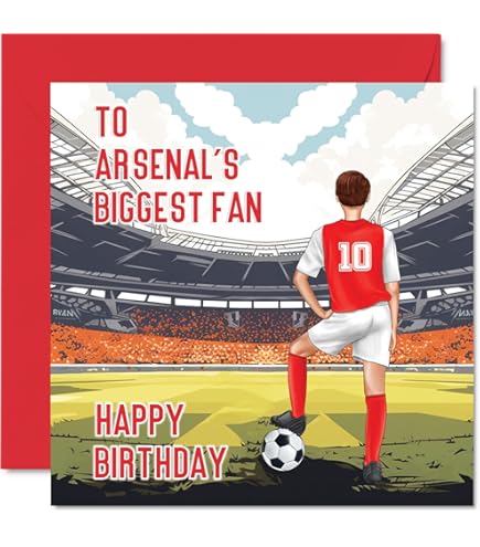 Arsenal - Football Greetings Card - Gunner Supporter - Father's - View #12