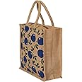 Kuber Industries Shopping Bag|Jute Eco-Friendly & Reusable Grocery Bag|Hand Bag With Zip & Handle for Daily Use|(Brown)