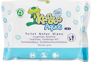 KANDOO Pack de 50 Lingettes Toilette Multi-Usage 99 % Eau Aquas - Lot de 6