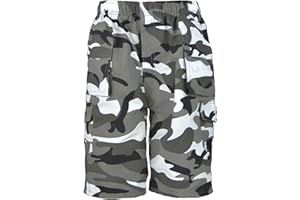 RageIT Lotmart Enfants Uni & Camouflage Multipoche Short Garçon Imprimé Armée Cargo Combat