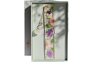 Famweylami Marque-pages Personnalisé Lettre A-Z, Lecture Cadeau Lumineux, pour Maitresse Copine Maman Grand-Mère Fille, Fête et Anniversaire, avec Coffret Cadeau