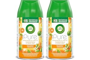 ‎AIR WICK Air Wick Freshmatic Max Raumspray DUO – Nachfüller für den Air Wick Freshmatic Max – Duft: Pure Mandarine und Limette – 2 x 250 ml Nachfüller Raumduft und Lufterfrischer