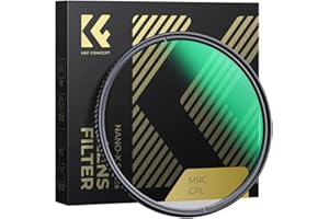K&F CONCEPT 77mm Polarising Filter 28 Layer Super Slim CPL Circular Polarizer Filter MRC Multi-coated Polarized (Nano-X Series)