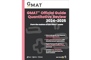 GMAT Official Guide Quantitative Review 2024-2025: Book + Online Question Bank: From the Makers of the GMAT Exam; Only Study Guide that Features Real ... Exclusive Tips and Tricks for Exam Success