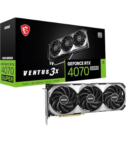 MSI GeForce RTX 4070 Super 12G VENTUS 2X OC Gaming Graphics Card