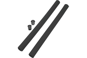 P4B | Housses de Guidon de vélo | 6 x 22 x 400 mm | Housse de Guidon en Mousse | Haute densité | Noir