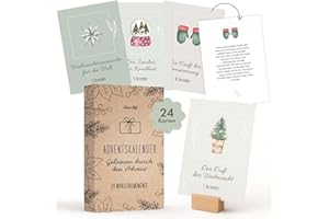 ‎QUARISS Achtsamkeits-Adventskalender 2025 für Frauen | 24 Affirmationskarten für Erwachsene | Weihnachtskalender mit Motivationssprüchen | Tischkalender für tägliche Selbstliebe & Mindfulness