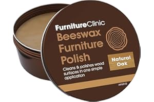Furniture Clinic Naturalny dąb kolorowy wosk pszczeli lakier do drewna i mebli - 200 ml - (opakowanie może się różnić)