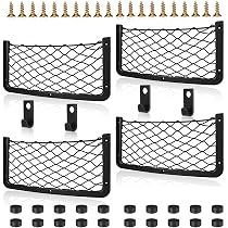 Reti portaoggetti per camper da 4 pezzi con ganci Tasche organizer in