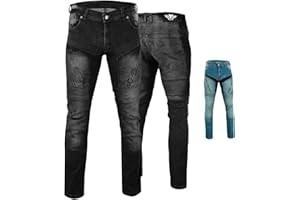 ‎BULLDT BULLDT Motorradjeans Motorradhose Denim Jeans Hose mit Protektoren