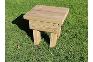 CHURNET VALLEY Churnet Wooden Outdoor Footstool
