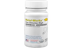 INDUSTRIAL TEST SYSTEMS ITS Europe Waterworks Free Chlorine High Range Test Strips (50 Strips) 480022