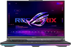 ASUS ROG STRIX-G16-G614JI-N3082W PC Portable Gamer 16" FHD+ 165Hz Intel Core i7-13650HX RTX 4070 8 GB TGP 140W 32Go RAM DDR5 1TO SSD MVMe M.2 PCIe4, Windows 11Home Clavier AZERTY Rétroéclaire RGB