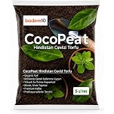 CocoPeat 5 LİTRE (Hindistan Cevizi Kabuğu Torfu) S&uuml;l&uuml;k Salyangoz S&uuml;r&uuml;ngen Amfibi Kemirgen Yatağı