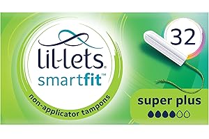Lil-Lets Non-applicator Tampons Super Plus absorption – 32 Tampons