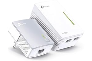TP-Link TL-WPA4220 KIT - 2 Adaptadores de Comunicación por Línea Eléctrica (WiFi AV 600 Mbps, Extensor, Repetidores de Red, A