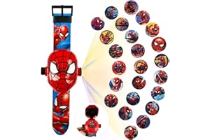 Niumowang Kinder Cartoon Uhr, Kinder Projektor Uhr, Elektronische Armbanduhr für Kinder, Uhr Spielzeug, Einstellbare Digitale Projektionsuhr, 24 Bilder, Kinderuhr, Kinder Geschenk zum Geburtstag