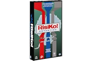 SPIN MASTER GAMES EDITRICE GIOCHI, Risiko! Antartide, Gioco di Strategia, 2 Giochi in Scatola in 1 per Sfide tra Amici e in Famiglia, Giochi da Tavolo per Adulti e Bambini, Espansione di Risiko e Gioco Singolo, 8+ Anni