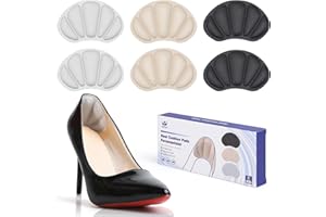 ‎ANJOCARE AnjoCare zapiętki do butów, 3 pary samoprzylepnych nakładek na pięty do luźnych butów, antypoślizgowe wkładki na pięty do trampek na wysokim obcasie, skórzane buty za duże