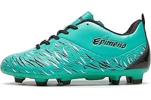 EPIMENO Football Shoes for Boys Girls Kids Firm Ground Unisex Soccer Cleats Baseball Shoes(Little Kid/Big Kid)