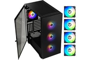 Boitier PC Moyen Tour BitFenix Flow (Noir) ARGB