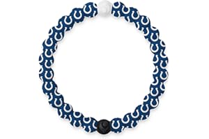 Lokai NFL Football Collection Beaded Bracelets for Men & Women - Silicone Jewelry Fashion Bracelet Slides-On for Comfortable Fit