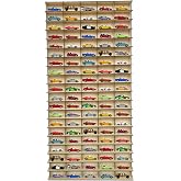 Ak&ccedil;aağa&ccedil; Hobi Araba Rafı 100 Ara&ccedil;lık Dikey (Hot Wheels ve Matcbox ile uyumlu)