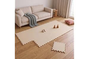 LittleTom 18 delar lekmatta baby från noll 30 x 30 skum pusselmatta barn matta baby lekmatta utomhus pusselmatta matta bebis krypmatta tvättbar golvskyddsmatta barnrum