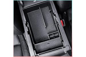 CDEFG Compatibile con Mazda 3 BP 2019-2024 2025 Vano Portaoggetti da Bracciolo, Scatola di Controllo Centrale Scatola del Bracciolo Scatola di Immagazzinaggio con Tappetini Antiscivolo Auto Accessori