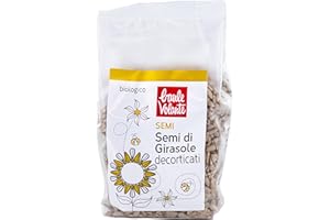 Baule Volante Semi di Girasole Bio - Semi di Girasole Sgusciati - Ricchi di Proteine ​​e Fibre - Perfetti per una dieta vegetariana o vegana - 250g