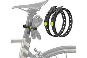 ‎BONE BONE Bike Strap Lite (2er-Pack) – Verstellbarer Fahrrad-Radstabilisator, Kratzfreie Silikon-Befestigungsbänder zur Aufbewahrung, MTB-Rahmenträger für Schlauch, Schnellmontage Fahrrad-Zubehör (2 Stück)