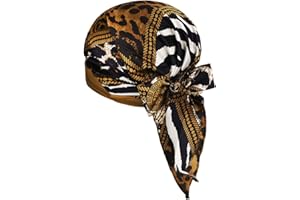 MOONLOVE Ladies Elegant Chemo Cap Elastic Silky Head Scarf for Cancer Headwrap Women Sleeping Beanie Bonnet Headwear Head Cover Turbans for Long Hair Hair Loss