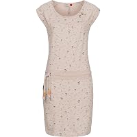 Ragwear Penelope Damen Langarmkleid - 100% Baumwolle, Mit Taillengürtel & Seitentaschen