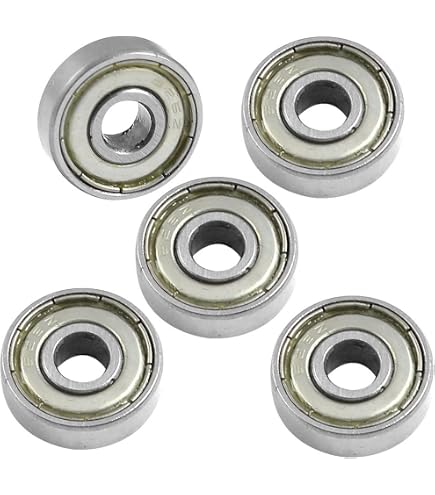 Kozelo 20pcs Profond Rainure Bille Rouleents - [7 x 22 x 7] Chroe Acier Billes pour