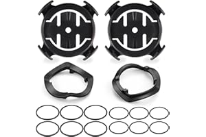 MELLYSTORE Soporte para Garmin Bici de Carretera MTB GPS 2 Piezas de Alta Elasticidad para Manillar de Bicicleta Compatible con Garmin Edge 200/500/510/520/800/810/1000 - ¡Conduce con Seguridad