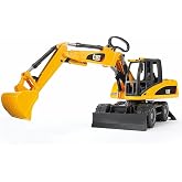 Bruder - Caterpillar Tekerlekli Ekskavat&ouml;r &Ouml;l&ccedil;ekli Model