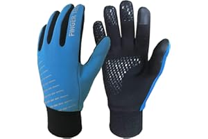 FINGER TEN Children's Winter Gloves (2 - 15 Years) Light for Boys, Girls’ Cycling / Running / Football / Gloves, Outdoor Sports, Touch Screen, Warm, Windproof, Non-Slip Pair, S, M, L, XL