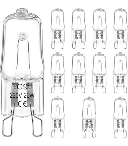 Lampadine Forno Lampadine Alogene G9 25W - 5 Pezzi, 230V, Per Forno E Microonde, Dimmerabili Capsule Alogene Dimmerabili - Foto 5