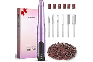 ‎GUISEAPUE Kabellos Nagelfräser Elektrische für Gelnägel, Guiseapue Maniküre Pediküre Set Elektrisch Nagelfeile, USB Wiederaufladbare,20000u/min Nail Drill für Acryl Gelnägel Kallus, Geschenke für Frauen Mama