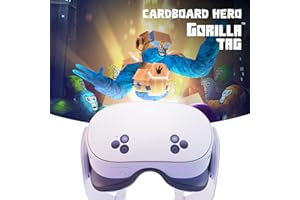 Meta Quest 3S 128 GB Sumérgete en la Realidad Mixta - Pack Gorilla Tag Cardboard Hero Headset - Incluyen 3 Meses de Prueba para Meta Horizon+