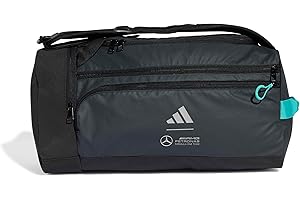 adidas Uniseks MERCEDES - AMG PETRONAS FORMULA ONE TEAM HYBRID DUFFEL, carbon/black/REFLECTIVE SILVER, One Size