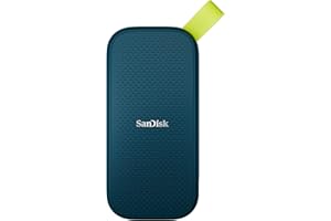 SanDisk Portable SSD 1TB (External Solid State Drive, up to 800MB/s read speeds, two-meter drop protection, rubber hook) Monterey