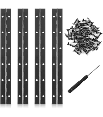 Cerniere Pianoforte Per Legno - 4 Pezzi Da 30cm In Acciaio Inox - Foto 3