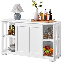 Credenza Buffet Con 3 Ante Armadio Cucina Mobile Laterale Basso Mobile Tv 120x40x85cm Fsb80 Mi Sobuy 71154834
