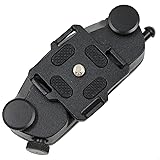 gexuamz, Clip da Cintura per Fotocamera in Lega di Alluminio Con piastra a sgancio rapido Supporto 1/4 viti per Zaino. Modern