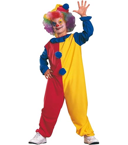 Perruque Clown Enfant Multicolore FIESTAS GUIRCA - Accessoire Costume Carnaval Et Halloween Taille Unique