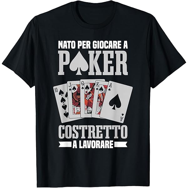 Tutti Scheda Carte Poker Giocatore Gioco D'azzardo Casinò Maglietta - Foto 9