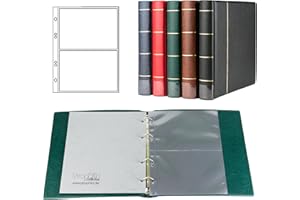 PROPHILA COLLECTION Prophila Kobra Album per cartolina con 20 copertine per 40 cartoline verde