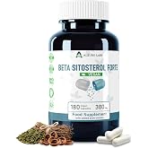 Alzuro Labs Beta-Sitosterol | 300 mg | 180 Vegan Capsules | 6 Month Supply | Rich in Plant Sterols | GMP &amp; Independent Lab Te
